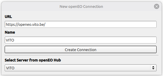 QGIS Connection Dialog