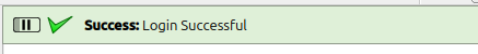 login successful